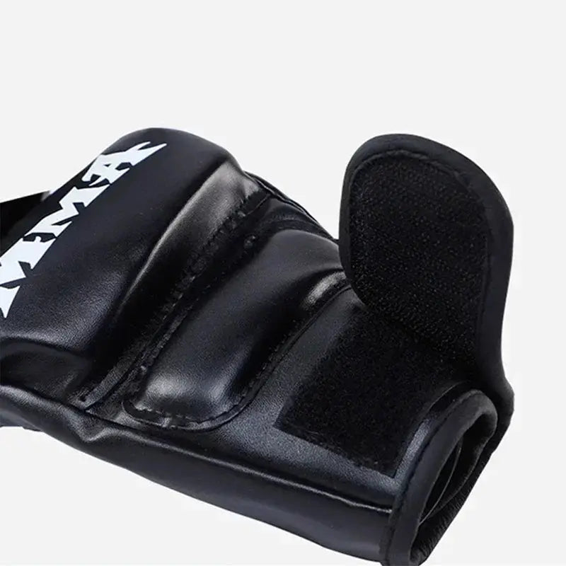 Professional Boxing Training Gloves Half Finger Leather Cushion for Adult Sanda Boxing UFC Training Sandbag Knuckles - KC’s Way‼️🥊