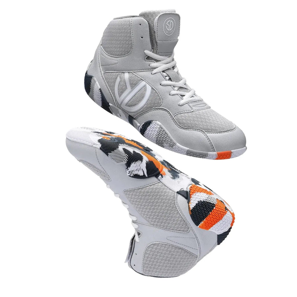 Professional Wrestling Boots Men's Lightweight Fighting Boxing Shoes High Quality Mesh Breathable Boxing Sneakers Big Size 40 - 50 - KC’s Way‼️🥊