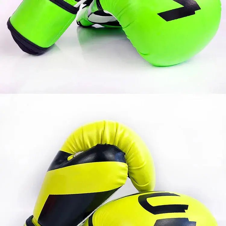 PU Leather Breathable Boxing Gloves 6oz/10oz/12oz/16oz Kids Adult Professional Taekwondo Muay Thai Boxing Sanda Training Gloves - KC’s Way‼️🥊