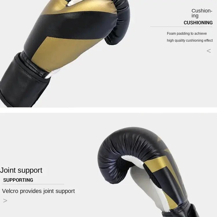 PU Leather Breathable Boxing Gloves 6oz/10oz/12oz/16oz Kids Adult Professional Taekwondo Muay Thai Boxing Sanda Training Gloves - KC’s Way‼️🥊