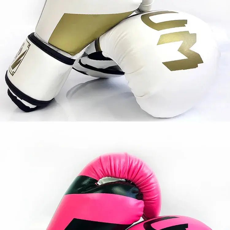 PU Leather Breathable Boxing Gloves 6oz/10oz/12oz/16oz Kids Adult Professional Taekwondo Muay Thai Boxing Sanda Training Gloves - KC’s Way‼️🥊