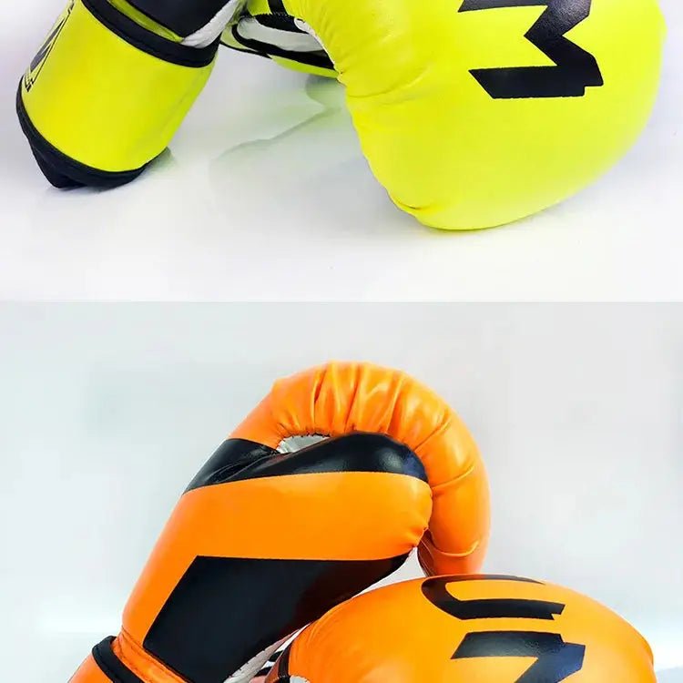 PU Leather Breathable Boxing Gloves 6oz/10oz/12oz/16oz Kids Adult Professional Taekwondo Muay Thai Boxing Sanda Training Gloves - KC’s Way‼️🥊