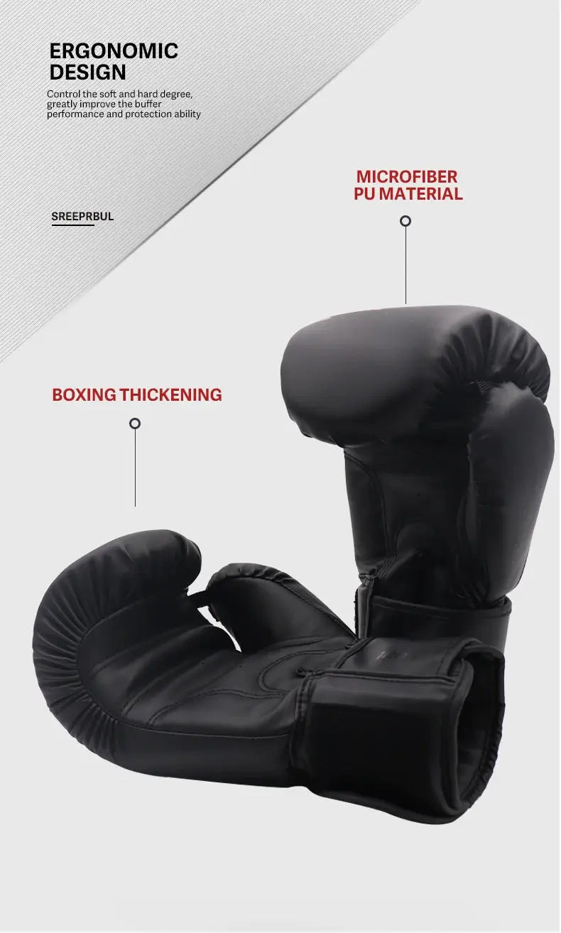 PU leather breathable boxing gloves,6oz,8oz,10oz,12oz,14oz,16oz Kids Adult professional Taekwondo and Muay Thai boxing training - KC’s Way‼️🥊