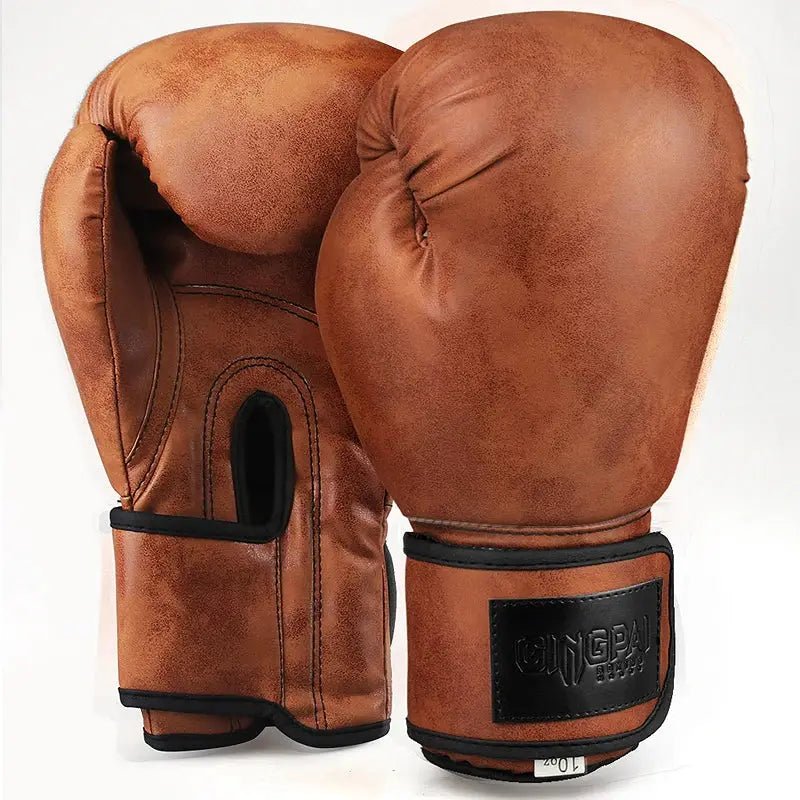 Retro Color Adult Kids Women/Men Boxing Gloves Pu Leather MMA Muay Thai Boxe De Luva Mitts Sanda GYM Equipment 6 8 10 12OZ Boks - KC’s Way‼️🥊