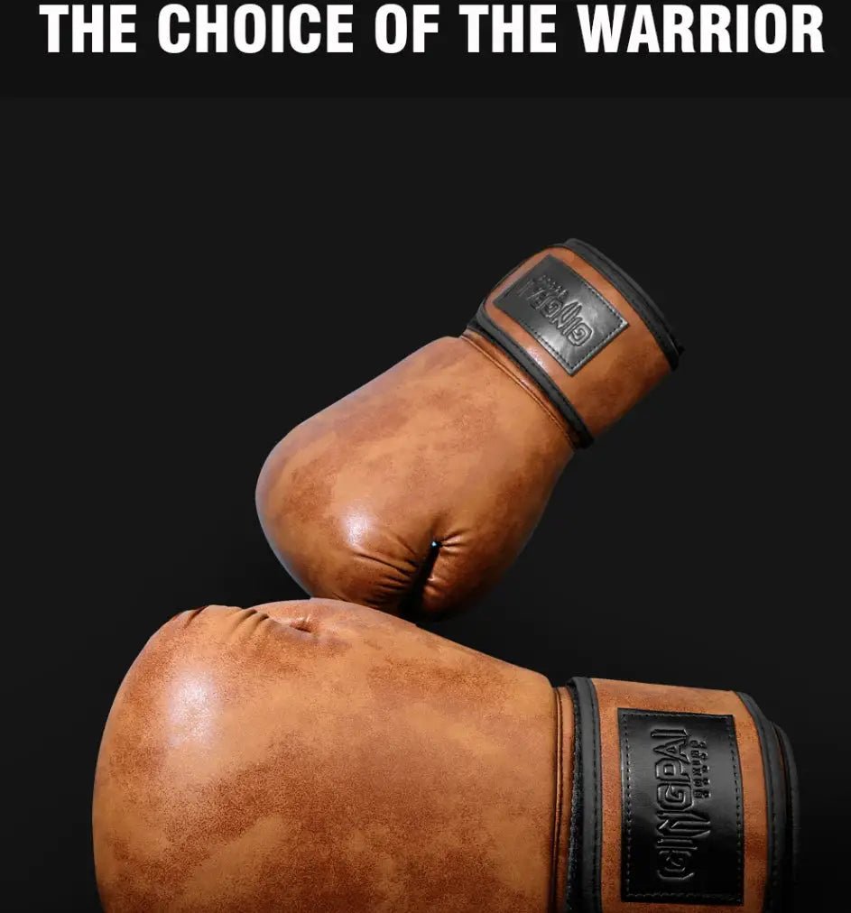 Retro Color Adult Kids Women/Men Boxing Gloves Pu Leather MMA Muay Thai Boxe De Luva Mitts Sanda GYM Equipment 6 8 10 12OZ Boks - KC’s Way‼️🥊