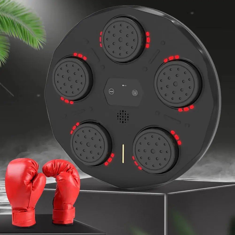 Smart Music Boxing Machine With Boxing Gloves Wall - Mounted Punching Trainer For Adult Kid Bluetooth - compatible Boxing Equipment - KC’s Way‼️🥊