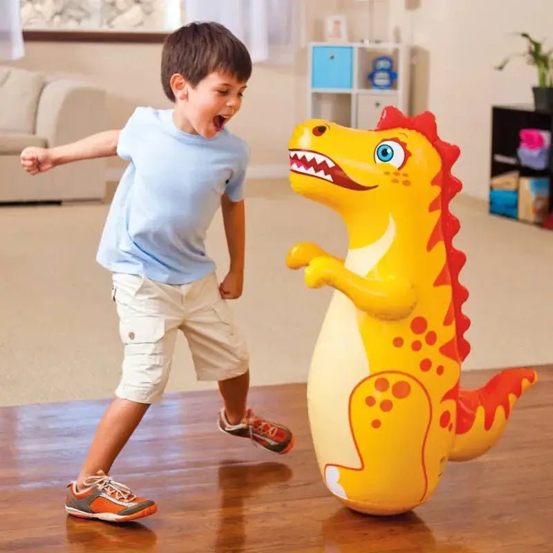 Tumbler Boxing Inflatable Punching Bag Boys Games Sport Toys Inflatable Dinosaur Tumbler Toy - KC’s Way‼️🥊
