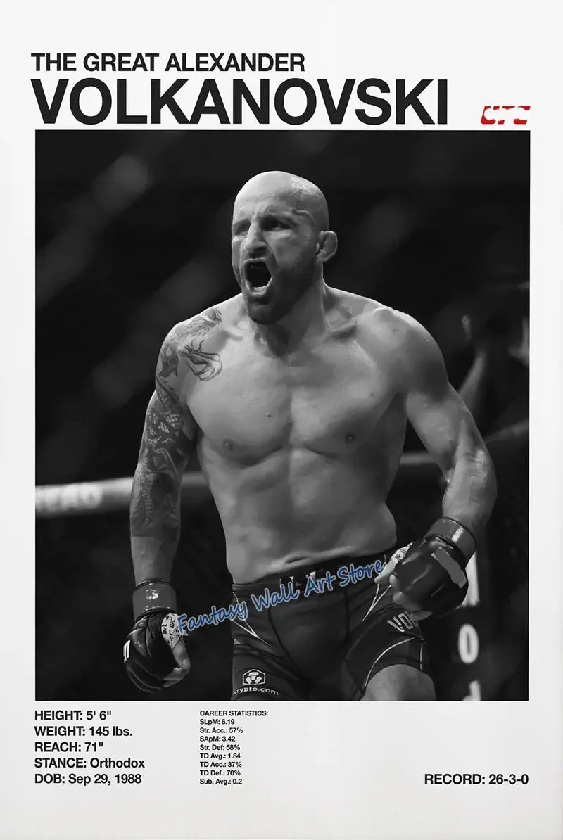 World Famous Boxing Players The Best Boxing Athlete Minimalist Black and White Poster Canvas Painting Wall Pictures Home Decor - KC’s Way‼️🥊