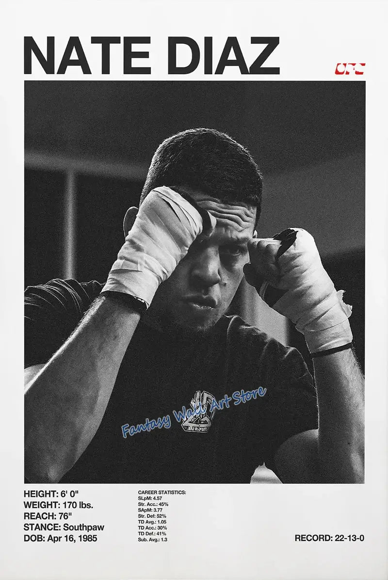 World Famous Boxing Players The Best Boxing Athlete Minimalist Black and White Poster Canvas Painting Wall Pictures Home Decor - KC’s Way‼️🥊