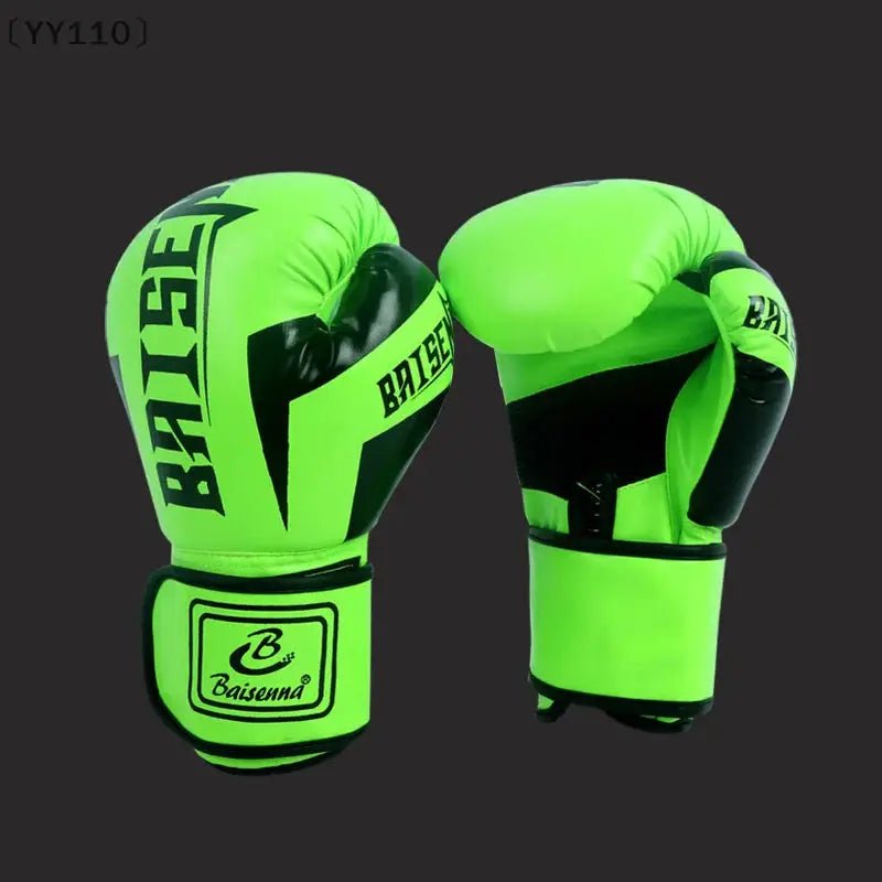 〔YY110〕1 Paie 6 Oz 10 Oz Boxing Gloves Wear - resistant PU Leather Training Gloves - KC’s Way‼️🥊