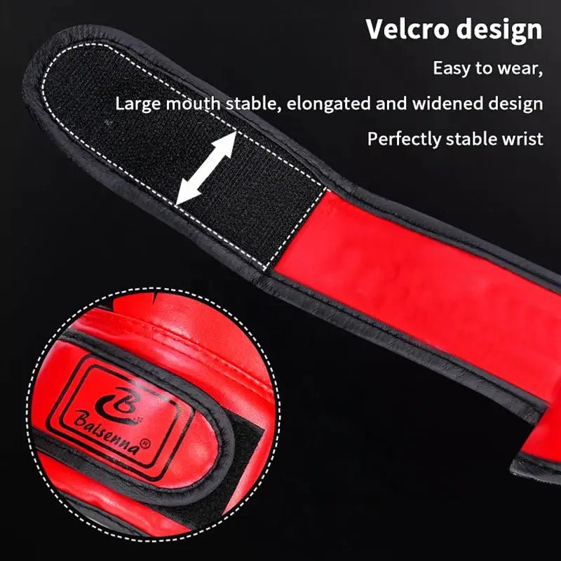 〔YY110〕1 Paie 6 Oz 10 Oz Boxing Gloves Wear - resistant PU Leather Training Gloves - KC’s Way‼️🥊