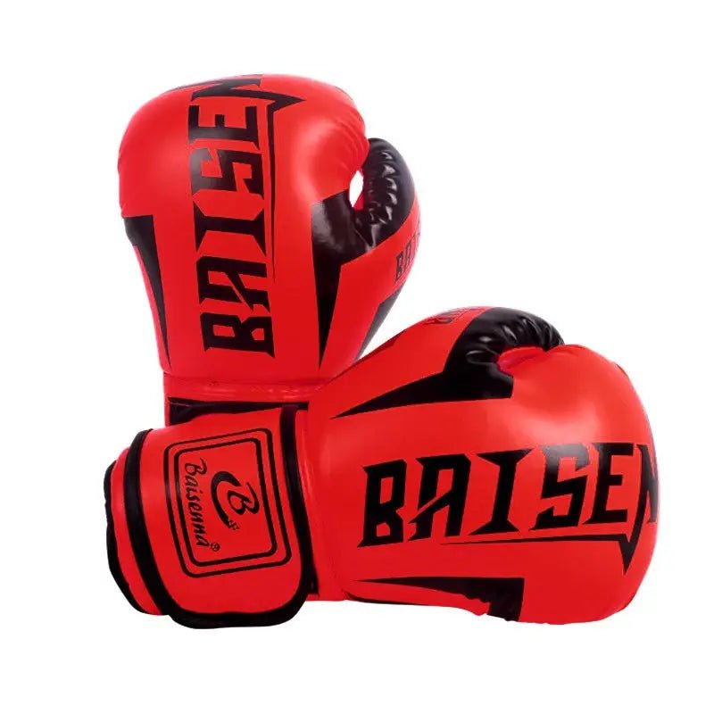 〔YY110〕1 Paie 6 Oz 10 Oz Boxing Gloves Wear - resistant PU Leather Training Gloves Good Toughness Humanized Design Punching Gloves - KC’s Way‼️🥊